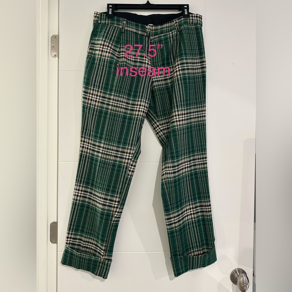 Free People plaid pants